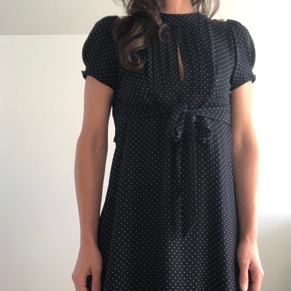 Top Shop polka dot dress with open back. - Picture 5 of 6